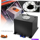 Fuel Gas Tank 5ガロンの軽量アルミニウムブラック燃料電池/ガソリンタンク+レベルセンダー研磨キャップ 5 Gallon Lightweight A...