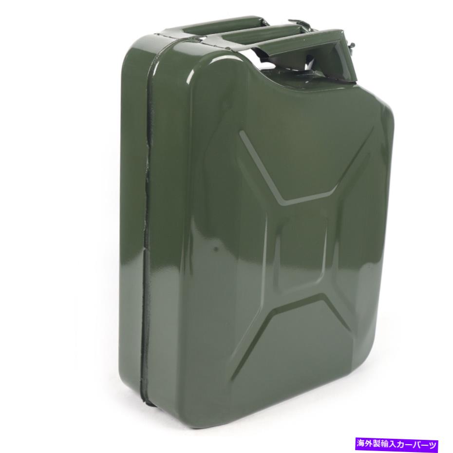 Fuel Gas Tank 5ガロン20Lジェリー缶ガス鋼タンク緊急バックアップ軍隊陸軍グリーン 5 Gallon 20L Jerr..