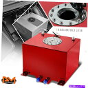 Fuel Gas Tank 8ガロンの軽量アルミニウム赤燃料電池/ガソリンタンク+レベルセンダー研磨キャップ 8 Gallon Lightweight Alum...