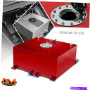 Fuel Gas Tank 20ガロンの軽量アルミニウム赤燃料電池/ガソリンタンク+レベルセンダー研磨キャップ 20 Gallon Lightweight Al...