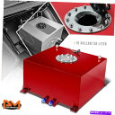 Fuel Gas Tank 10ガロンの軽量アルミニウム赤燃料電池/ガソリンタンク+レベルセンダー研磨キャップ 10 Gallon Lightweight Al...