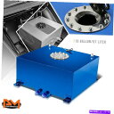 Fuel Gas Tank 15ガロンの軽量アルミニウムブルー燃料電池/ガソリンタンク+レベルセンダー研磨キャップ 15 Gallon Lightweight ...