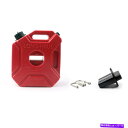 Fuel Gas Tank オートバイ5Lプラスチックジェリー缶ガスディーゼル燃料タンクW/ロックSUV O1VスクーターO1 Motorcycle 5L Plastic Jerry Cans Gas Diesel Fuel Tank w/ Lock SUV O1V Scooter O1