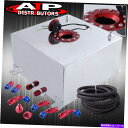 Fuel Gas Tank 50リットルアルミニウム燃料電池タンクレッドキャップレベルセンダーナイロンオイルフィードライン 50 Liters Aluminum...