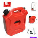 Fuel Gas Tank 5Lポータブルガソリンガス燃料タンクATVカーオートバイ屋外缶用 5L Portable Gasoline Gas Fuel Tan...