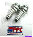 Carburetor Holley Ultra HP Carb Inlet Fittings 06男性シムクロームショーポリッシュシルバーPR Holley ULTRA HP Carb Inlet Fittings 06 an Male SimChrome Show Polished Silver pr