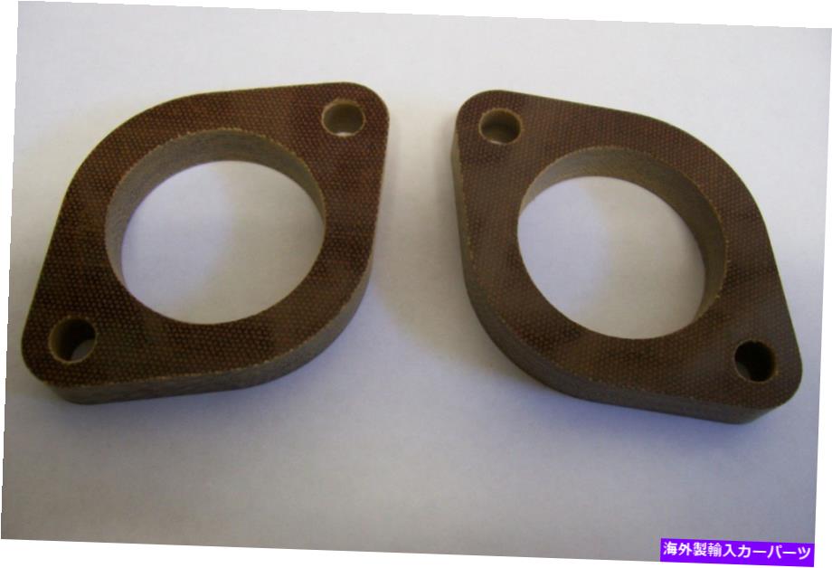 Carburetor ウェーバー48mm IDA 48 mm IDFキャブレターライザーフェノール絶縁体スペーサー1/2 