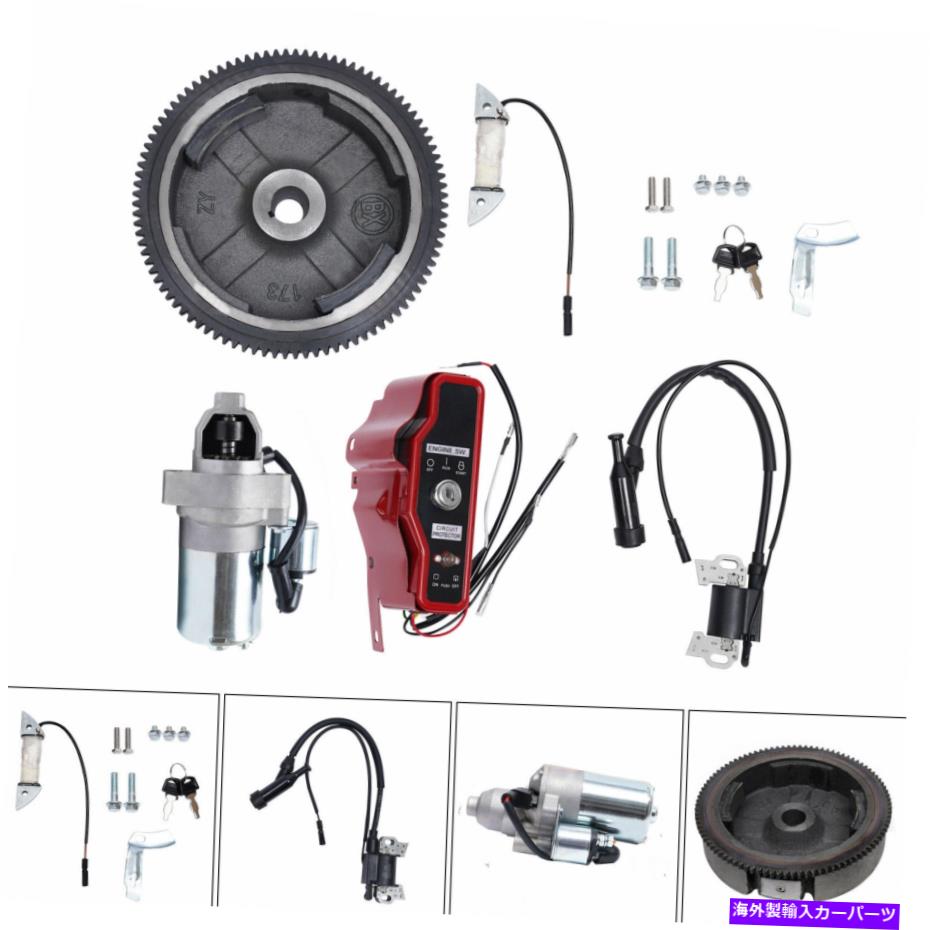 Carburetor 新しいスターターモーターはホンダGX240 8HP GX270 9HPでソレノイドとキースイッチボックスを備えています New Starter Motor Fits Honda GX240 8HP GX270 9HP with Solenoid & Key Switch Box