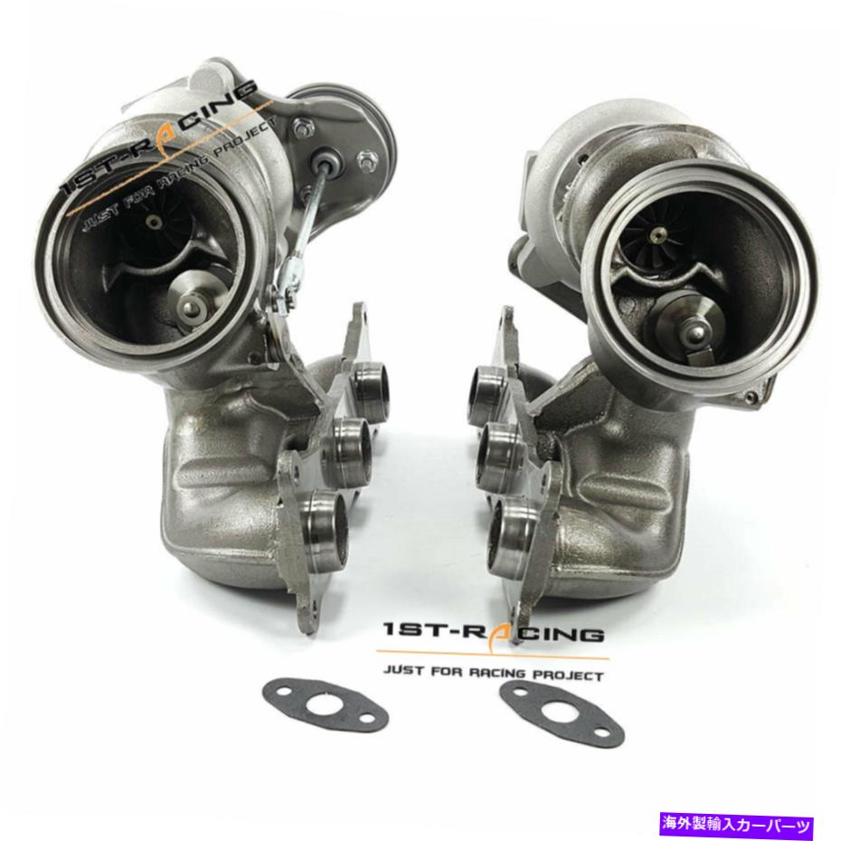 Turbo Charger BMW 135 N54 335i 535 335i XDR Z4 3.0L E90 E92用のツインTD03ターボ型ガスケット付きガスケット Twin TD03 Turbos W/gaskets for BMW 135 N54 335i 535 335i xDr Z4 3.0L E90 E92