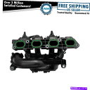 Intake Manifold フォードフィエスタ1.6Lのガスケットプラスチックw/ガスケットプラスチックを備えた上部吸気マニホールドアセンブリ Upper Intake Manifold Assembly w/ Gaskets Plastic for Ford Fiesta 1.6L New