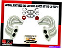 Intake Manifold VWデュアルポート1600エンドキャスティング&ブートキットタイプ1、2&3バグ113 129 709/10 Radke VW ...