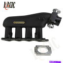 Intake Manifold 摂取マニホールド+ランサーのエボリューションのための80mmスロットルボディ4G63 EVO 4 5 6 7 8 9 BK Intake Manifold+ 80mm Throttle Body For Lancer Evolution 4G63 EVO 4 5 6 7 8 9 BK(2)