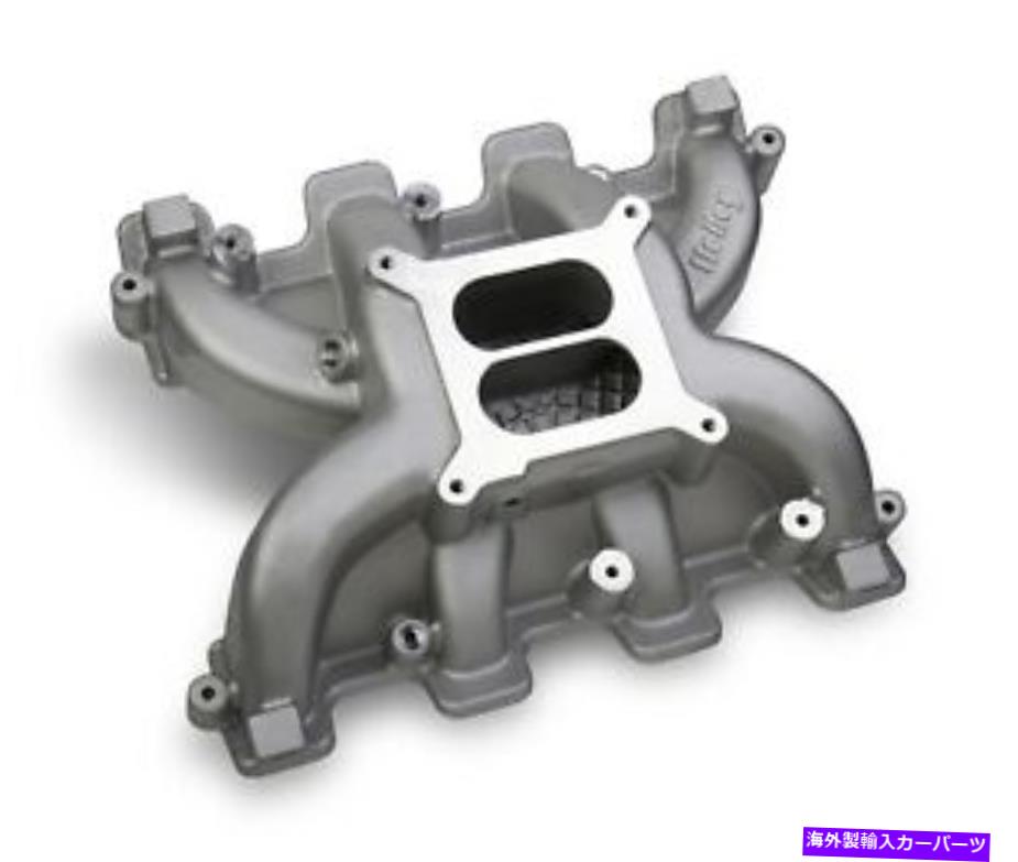 Intake Manifold Holley Performance 300-130 LSデュアルプレーンミッドライス摂取 Holley Performance 300-130 LS Dual Plane Mid-Rise Intake