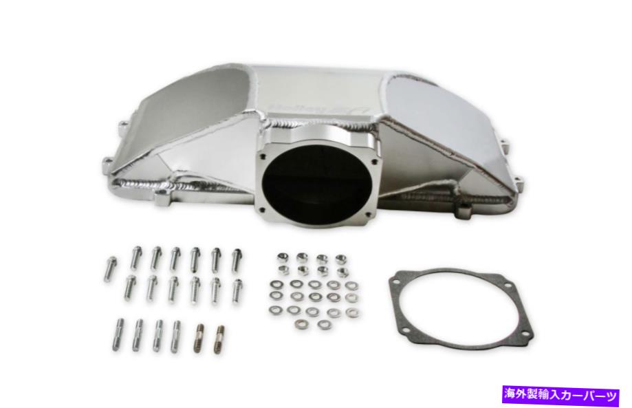 Intake Manifold ۥ꡼300-286Сϥ105mmɥޥȥץʥȥåץߥƥå֥LS Holley 300-286 Silver Hi-Ram 105MM Side Mount Plenum Top for Mystique Sable LS