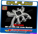 Intake Manifold ハリケーンGM LS1/LS2/LS6シングルプレーン吸気マニホールド、大聖堂港 HURRICANE GM LS1/LS2/LS...