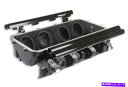 Intake Manifold Holley EFI 300-601BKデュアル燃料インジェクターLS1 LO-RAMマニホールドベースGM LS1/LS2/L...