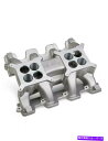 Intake Manifold Holley 300-120 LS Carbureted Mid Riseデュアルプレーンインテークマニホールド大聖堂港 Hol...