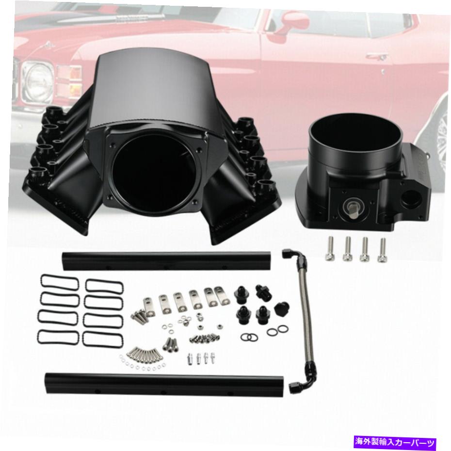 Intake Manifold ֥å102mm LS1 LS2 LS6۵ޥ˥ۡɡǳ졼92mmåȥܥǥ Black 102mm LS1 LS2 LS6 Low Intake Manifold &Fuel Rail &92mm Throttle Body