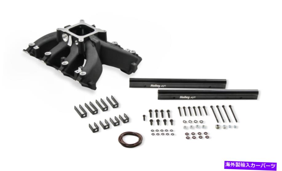 Intake Manifold 300-290bkۥ꡼󥰥ץ졼EFIץåȥǥ졼ݼޥ˥ۡ-GM 300-290BK Holley Single Plane EFI Split-Design Race Intake Manifold- GM