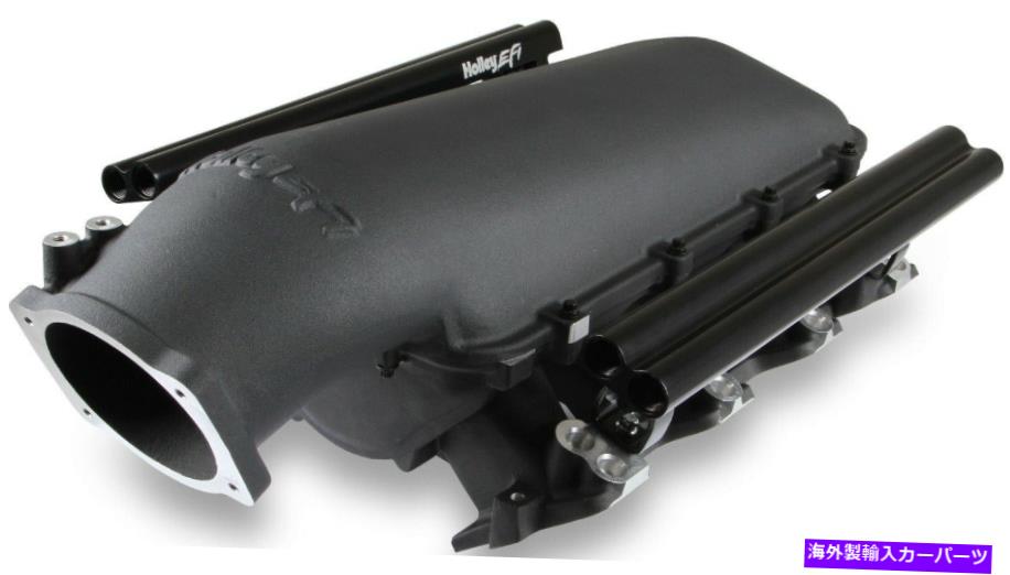 Intake Manifold デュアル燃料インジェクターLS1 LO-RAMトップフィードEFIインテークマニホールドキット、ブラックサテン DUAL FUEL INJECTOR LS1 LO-RAM TOP-FEED ЕFI INTAKE MANIFOLD KIT,BLACK SATIN