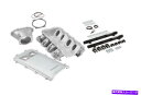 Intake Manifold HolleyEfi Holley 300-682バーストパネルシングル付きウルトラロラムマニホールドキット Holley EFI Holley 300-682 Ultra Lo-Ram Manifold Kit with Burst Panel Single