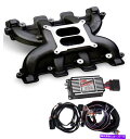 Intake Manifold skspeed ls炭水化物変換ホリー300-130bkブラックインテーク/msd 60143ボックス skspeed LS C...