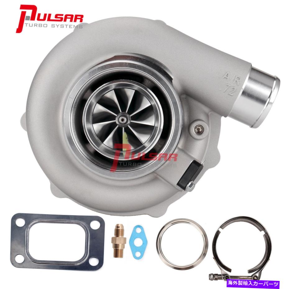 Turbo Charger パルサー5855GデュアルボールベアリングターボビレットコンプレッサーホイールT3 0.72 A/Rターボ Pulsar 5855G Dual Ball Bearing Turbo Billet Compressor Wheel T3 0.72 A/R Turbo(2)