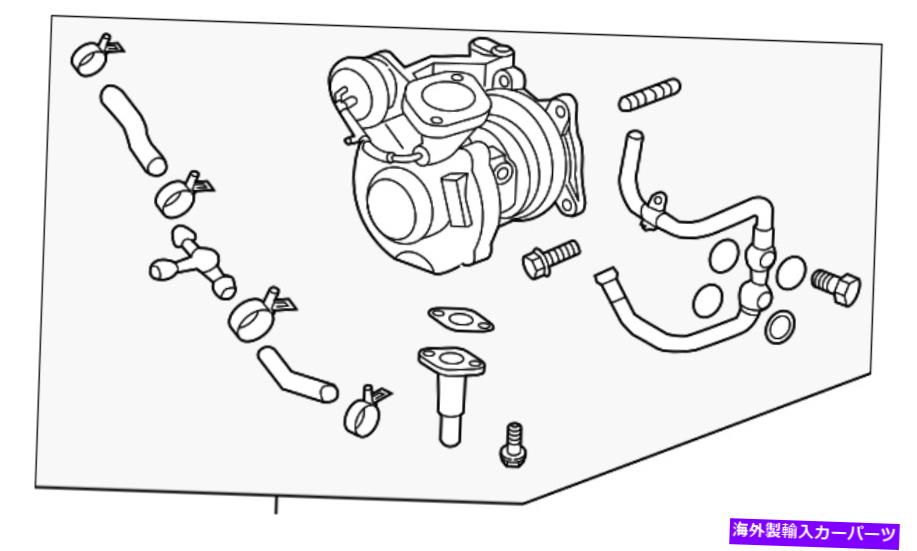 Turbo Charger 本物のスバルターボチャージャー14411AA800 Genuine Subaru Turbocharger 14411AA800