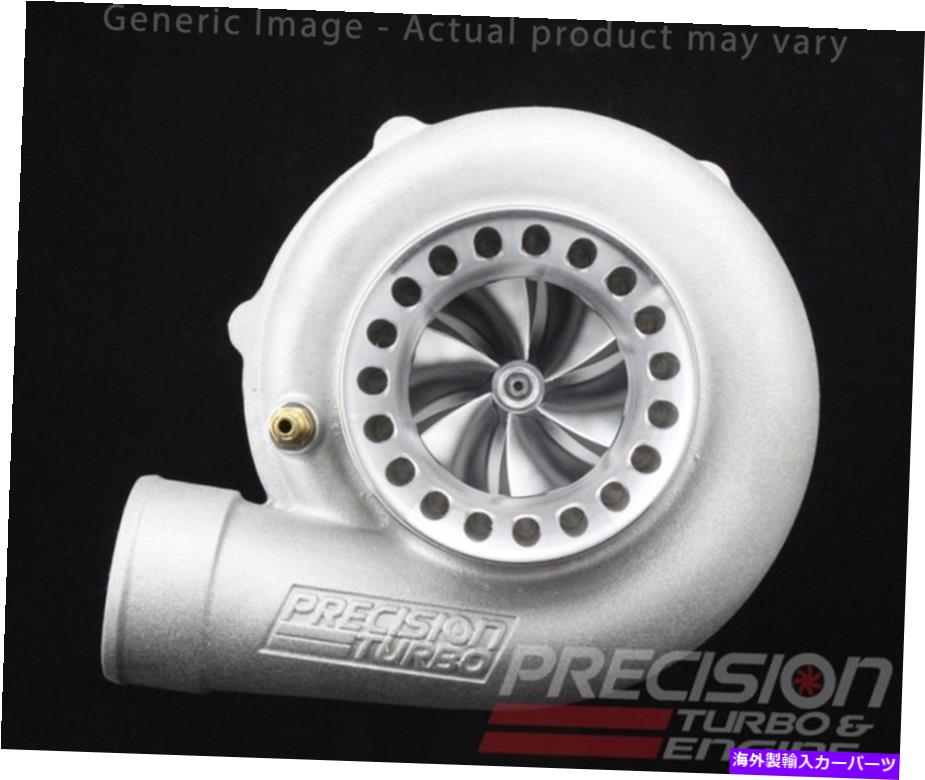 Turbo Charger Precision Turbo Gen1 6766 BB HP CEA BILLET T3 INLET 5ボルトアウトレットW/ホール.63 A/R Precision Turbo Gen1 6766 BB HP CEA Billet T3 Inlet 5-Bolt Outlet W/Hole .63 A/R