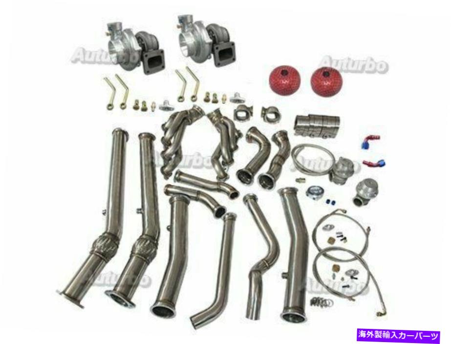 Turbo Charger CX Pro New Twin Turbo + ManifoldDonwpipeキットポンティアックGTO Holden Monaro LS1 CX PRO NEW Twin Turbo + Manifold Donwpipe Kit For Pontiac GTO Holden Monaro LS1