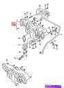 Turbo Charger ターボチャージャーを備えた本物のVW排気マニホールド038253056M Genuine VW Exhaust Manifold With Turbocharger 038253056M(2)