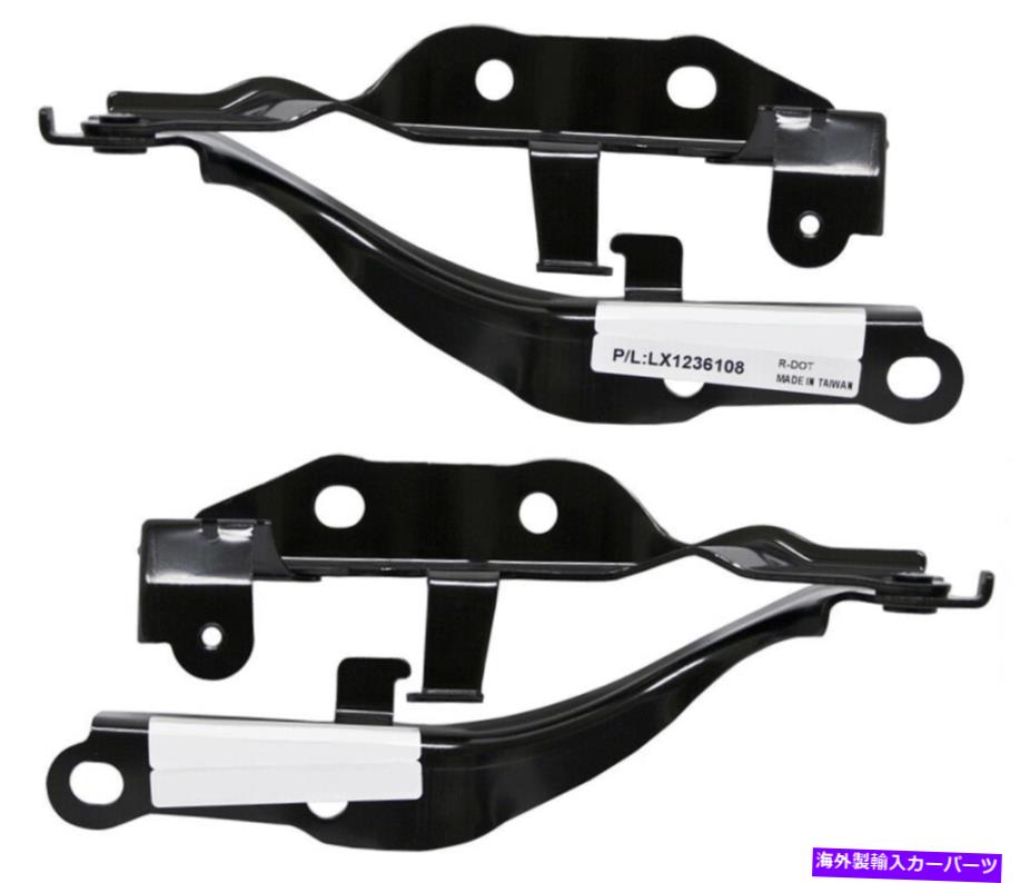 HOOD HINGES 2013-2018 Lexus ES350 ES300H用の新しいドライバーと助手席のフードヒンジセット New Driver & Passenger Side Hood Hinge Set For 2013-2018 Lexus ES350 ES300h