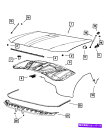 HOOD HINGES 本物のモーパーフードヒンジ右55113550AG Genuine Mopar Hood Hinge Right 55113550AG(2)