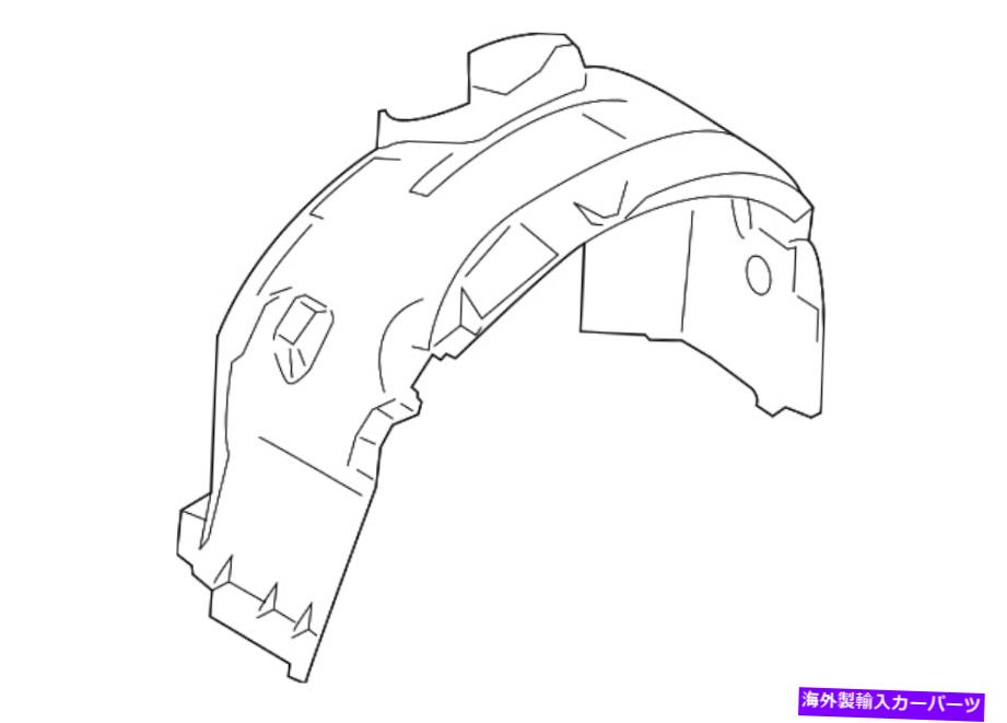 Fender Liner 本物のフォードフェンダーライナーKT1Z-16103-C Genuine Ford Fender Liner KT1Z-16103-C