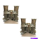 Carburetor 2 xウェーバー用の2つのガスケットを備えた新しいキャブレター48 Ida 48ida Vertical 19030.018 2 X Ne...