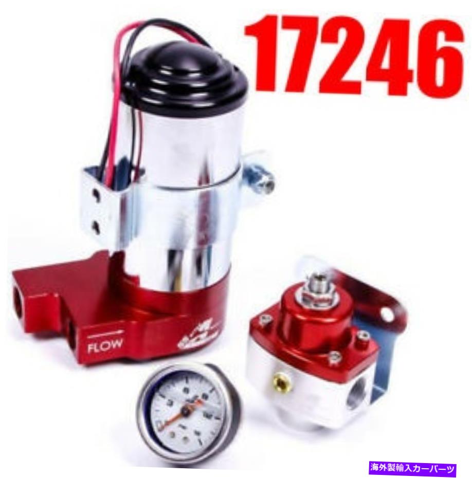 Carburetor Ҷ17246ȥ꡼ȥȥå׹ǳݥץ쥮졼åȥå Aeromotive 17246 Street Strip High Output Fuel Pump regulator gauge kit look