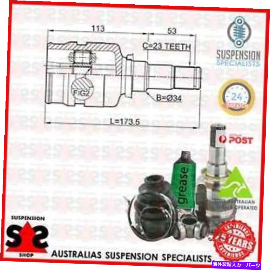 Driveshaft トランスミッションエンドジョイントキット、ドライブシャフトスーツトヨタIQ（_J1_）NGJ10ハッチバック1。 Transmission End Joint Kit, Drive Shaft Suit TOYOTA IQ (_J1_) NGJ10 Hatchback 1.