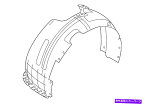 Fender Liner 本物のヒュンダイフェンダーライナー86811-F3500 Genuine Hyundai Fender Liner 86811-F3500