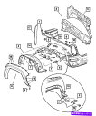 Fender Liner 本物のMoparフロントフェンダーライナーは55360145agを左に残しました Genuine MOPAR Front Fender Liner Left 55360145AG(2)
