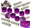 exhaust manifold ѡץå㡼å +ܥM8 x 1.25 9PCS K20 B16 B18 F22ӵإåޥ˥ۡ Purple Washer Cup + Bolts M8 X 1.25 9Pcs K20 B16 B18 F22 Exhaust Header Manifold