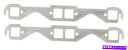 exhaust manifold MRガスケット7401Gアルミニウム排気ガスケット Mr Gasket 7401G Aluminum Exhaust Gasket(2)