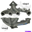 exhaust manifold apdty md307345排気マニホールド鋳鉄のアセンブリはエンジンの右後部に適合します APDTY MD307345 Ex...
