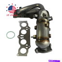 exhaust manifold トヨタカムリソララ2.4L 02-06 USA用の新しい排気マニホールド+触媒コンバーター New Exhaust Manif...