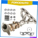 exhaust manifold 07-13日産アルティマのガスケット付き新しい排気マニホールド触媒コンバーター New Exhaust Manifold Ca...