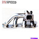 exhaust manifold 89-94 240SX S13 180SX SE CA18DET T25ボトムマウントステンレスターボマニホールドCA18 8...