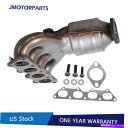 exhaust manifold 02-07 Mitsubishi Lancer 674-848のフロント排気マニホールド触媒コンバーター Front Exha...
