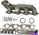 exhaust manifold APDTY 785378ビッグブロック上のガスケット付き排気マニホールド鋳鉄 APDTY 785378 Exhaust Man...