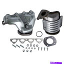 exhaust manifold ホンダシビックCX 1.6L 400セルセラミック用の排気マニホールドと触媒コンバーター Exhaust Manifold &...