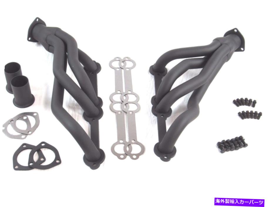 exhaust manifold 1970-871978-87륺⡼֥åܥ졼350إå֥åH60152bk 1970-87 Monte 1978-87 Olds Small Block Chevy 350 Header Black H60152BK