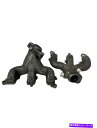 exhaust manifold 排気マニホールドフィットFord F150 F250 F350 BRONCO4.9L 300 6 CYLフロントとリアセット ...